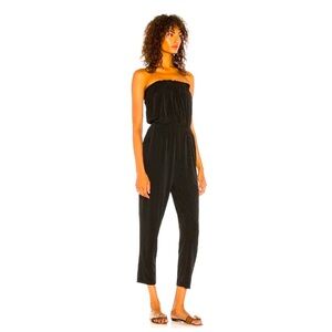 1. STATE RIVERA STRAPLESS JUMPSUIT - BLACK SIZE SMALL (PREOWNED)